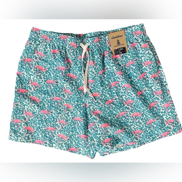 chubbies Other - Chubbies Men’s Size XL Domingos Are For Flamingos 5.5” Classic Swim Trunk NWT